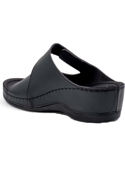 Anyar Anatomik Taban Jel Destekli Dört Mevsim Kadın Terlik Siyah fırsatları
