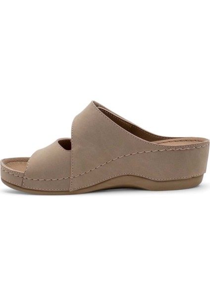 Anyar Anatomik Taban Jel Destekli Dört Mevsim Kadın Terlik Vizon fiyatları