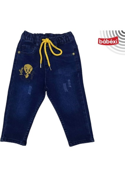 395944 Kot Pantolon 6 Ay,9 Ay,12 Ay - Mavi - 9 Ay