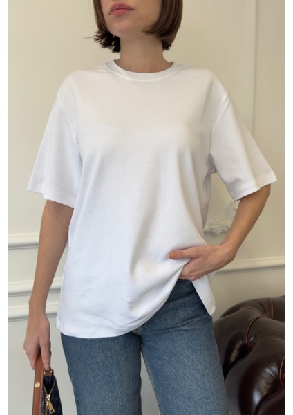 Kısa Kol Orijinal Basic Tshırt- Beyaz modelleri