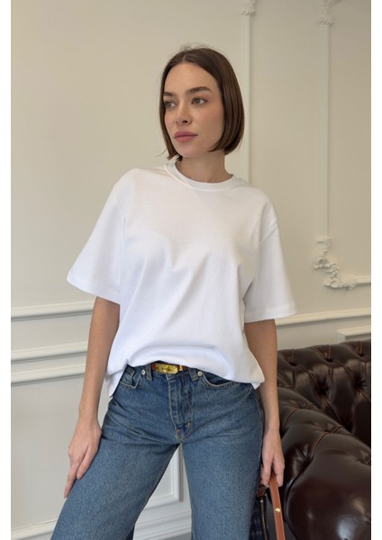 Kısa Kol Orijinal Basic Tshırt- Beyaz fırsatları