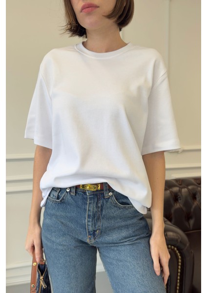 Kısa Kol Orijinal Basic Tshırt- Beyaz indirimleri