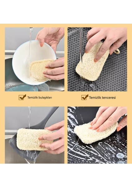 Ev Mutfak Bitki Lifi Malzeme Doğal Lif Kabağı Bulaşık Havlu (Yurt Dışından) indirimleri