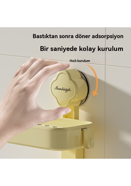 Banyoda Çift Vantuz Duvara Monte Deliksiz Difonlu Sabun Kutusu (Yurt Dışından) modelleri