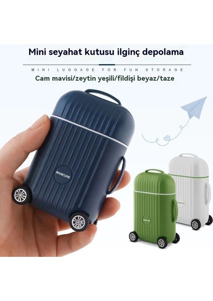 Taşınabilir Mini Seyahat Kutusu 8 Adet Manikür Tırnak Makası Seti (Yurt Dışından) modelleri