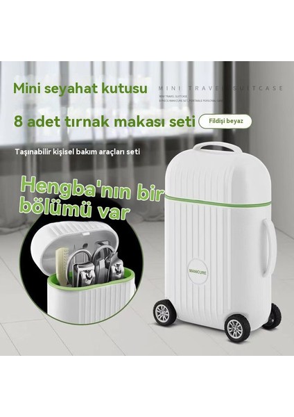Taşınabilir Mini Seyahat Kutusu 8 Adet Manikür Tırnak Makası Seti (Yurt Dışından) fırsatları