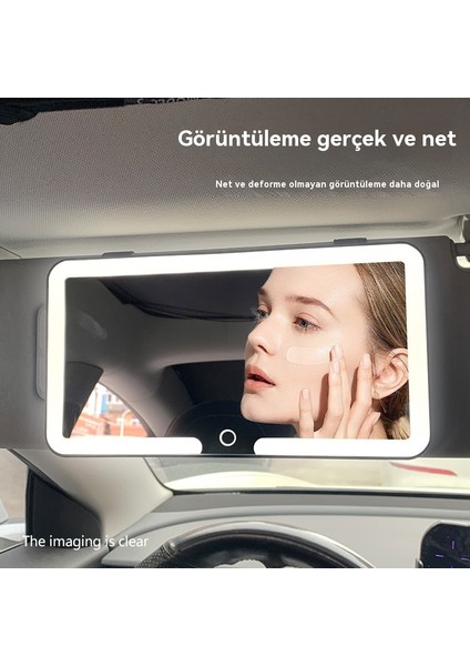 Araba Güneşlik LED Işık Ikmal Araba Makyaj Aynası (Yurt Dışından) fırsatları
