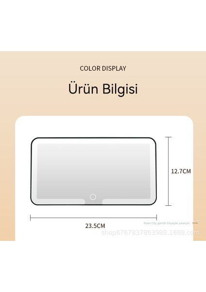 Araba Güneşlik LED Işık Ikmal Araba Makyaj Aynası (Yurt Dışından) indirimleri