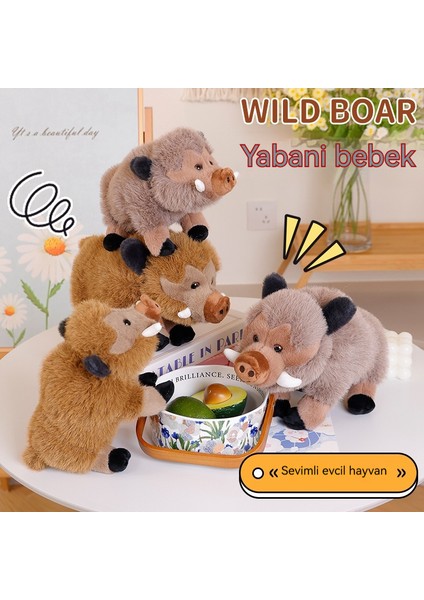 30 cm Çirkin Sevimli Simülasyon Domuz Bebek Peluş Oyuncak (Yurt Dışından)