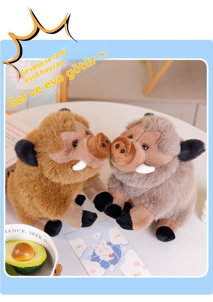 30 cm Çirkin Sevimli Simülasyon Domuz Bebek Peluş Oyuncak (Yurt Dışından)