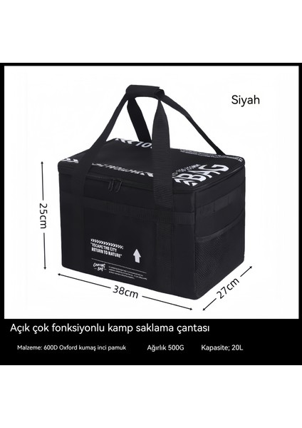 Açık 20L Çok Fonksiyonlu Yemek Çantası Saklı Kamp Çantası (Yurt Dışından) indirimleri