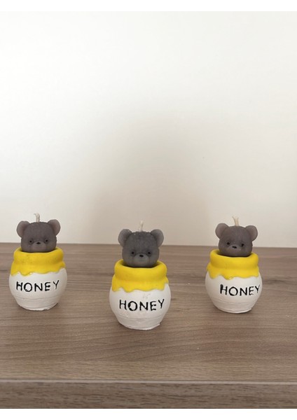 10 Adet Ayıcıklı Bal Kavanozu DAĞITMALIK HEDİYE DOĞUM/DOĞUM GÜNÜ/1 YAŞ WİNNİE THE POOH