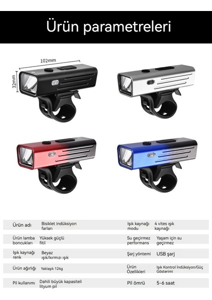 Bisiklet Alüminyum Alaşım Işık Hissi Type-C Odaklı Uzun Menzilli Dağ Bisikleti Gece Sürüşü (Yurt Dışından) indirimleri