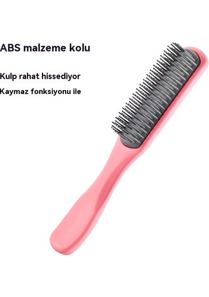 Ev Islak ve Kuru Dokuz Sıra Tarak Yağ Kafası Kabarık Sırt Şekli Tarak (Yurt Dışından)