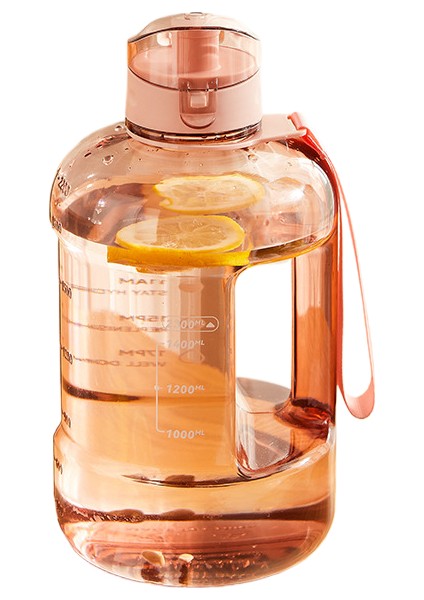 1.5l Süper Kapasiteli Egzersiz Yüksek Yüz Değeri Yüksek Sıcaklığa Dayanıklı Spor Su Şişesi (Yurt Dışından)