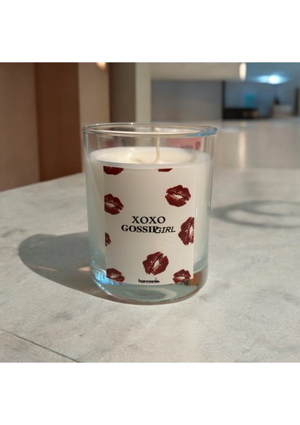 Gossip Girl Mum - x oxo Cam Bardakta Soya Wax Mum Hediyelik