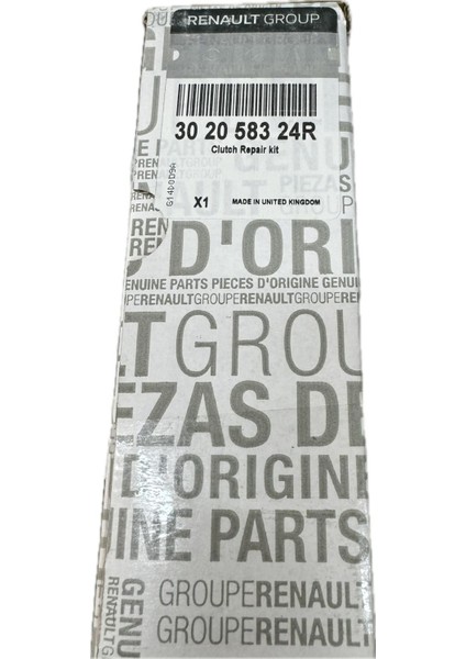 Debrıyaj Setı (Rulmansız) Mercedes Cıtan OM607 W415 . Renault K9K 1.5 Dci Captur Clıo Kangoo Fluence