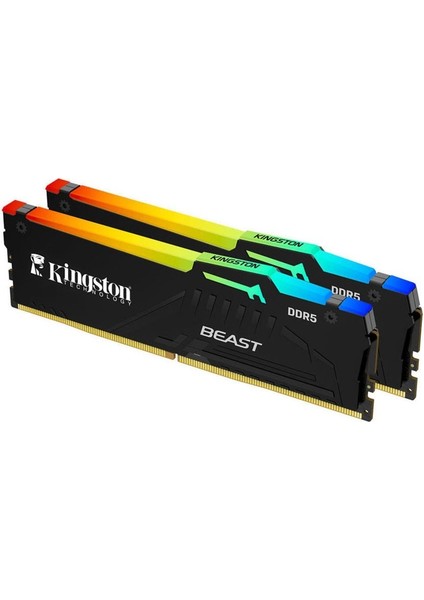 Beast Rgb 32GB (2X16GB) Ddr5 6000MHZ CL30 Siyah RAM-KF560C30BBEAK2-32TR