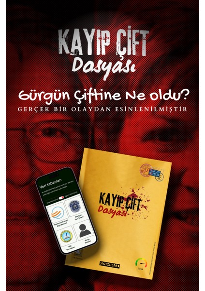 Kayıp Çift Dosyası - Dedektif Oyunu, Kutu Oyunu, Gizem, Katil Kim, Dedektiflik Oyunu, Cinayet Çözme