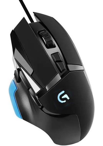 Primex G502 USB Siyah Rgb Işıklı 7200DPI Gaming Oyuncu Mouse, 8 Tuşlu USB Örgülü Kablolu Gaming Mouse, G502 Mouse