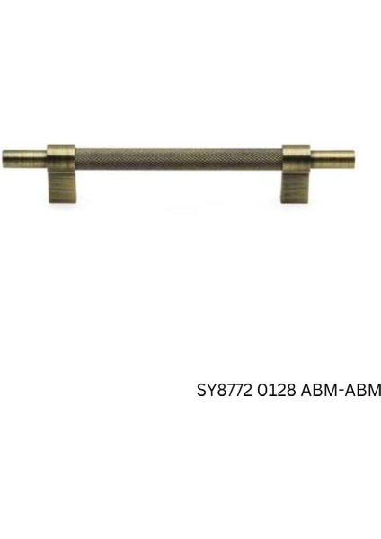 Mobilya Kulbu Antik Sarı Renk 128 mm Kulp (SY8772 0128 Abm-Abm)
