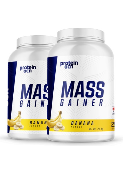 Mass Gainer - Muz - 2.5kg x 2 Adet