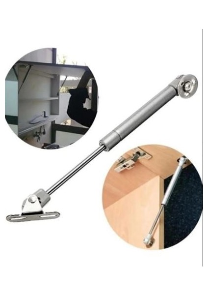 Dolap Kapak Pistonu Mutfak Dolabı Kapağı Gazlı Amortisörlü Piston 100N / 25 cm