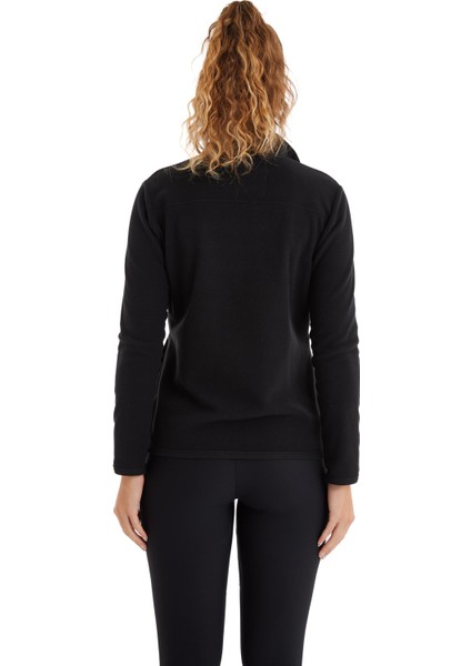 Kadın Fermuarlı Flash Thermal Polar Siyah Sweatshirt C3T8N6O15 fiyatları