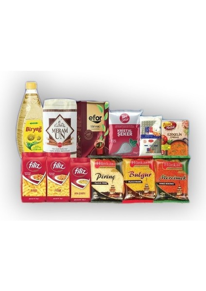 Gıda Erzak Kumanya Kolisi Ekonomik Paket