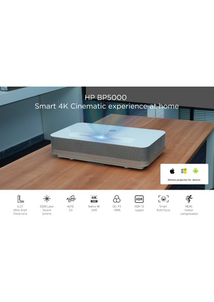 Bp 5000 Plus 4K Laser 120' Projeksiyon Tv indirimleri