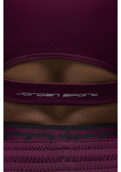 Jordan Sport Women's Bodycon Performance Top Kadın Crop Body Tişört Bordo fiyatları