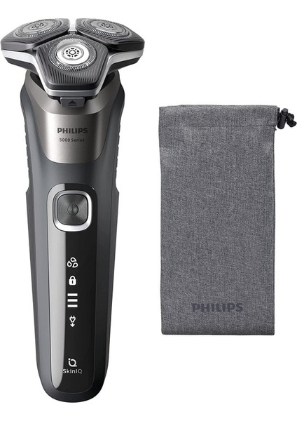 Philips 5000 Serisi Tıraş Makinesi Sinekkaydı Tıraş Islak Ve Kuru Kullanım Hassas Düzeltici