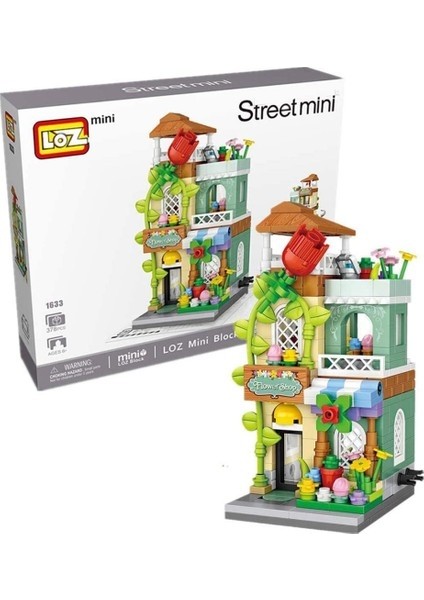 Flower Shop Eğitici Mini Yapı Taşları 1633 - 378 Parça (Yurt Dışından)