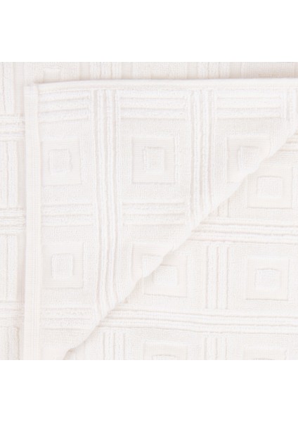 Soft Premium Kybele Banyo Havlusu - Beyaz - 68X137 cm