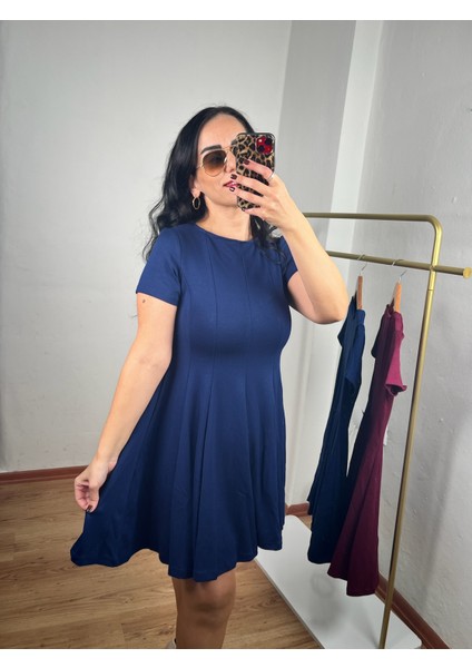 Oysh Volanlı Modal Elbise