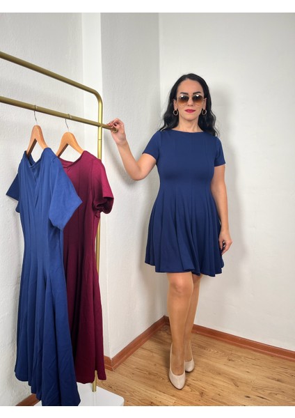 Oysh Volanlı Modal Elbise