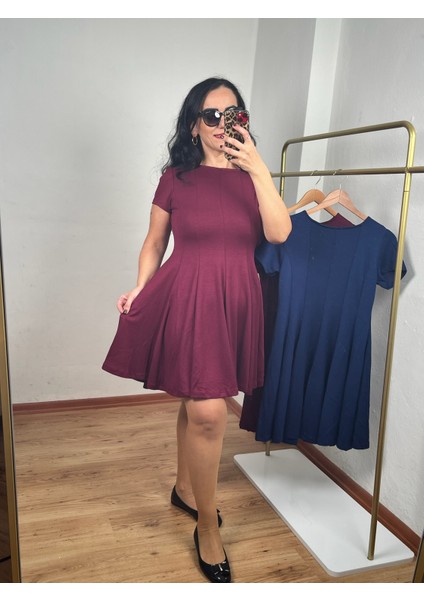 Oysh Volanlı Modal Elbise