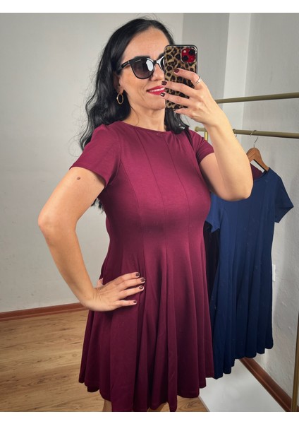 Oysh Volanlı Modal Elbise