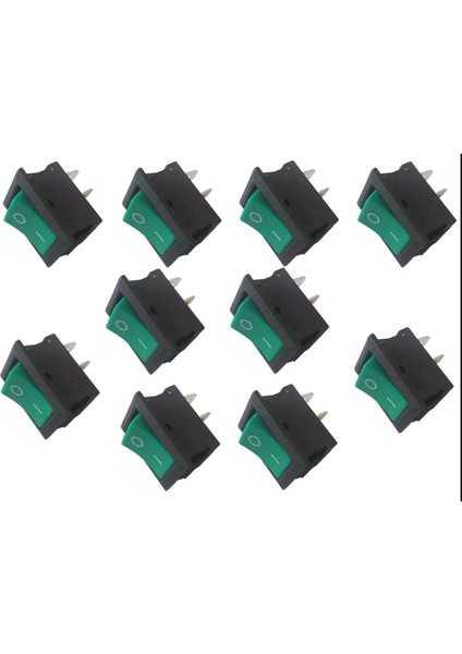Devre Anahtarı Deneyler Için 15MM x 21MM 10 Adet Yeşil