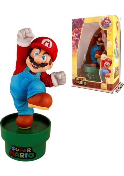 Süper Mario Figürü Mario Supermario Mario Oyun Serisi Anime Model Süsleri Parti Hediyeleri (Yurt Dışından)