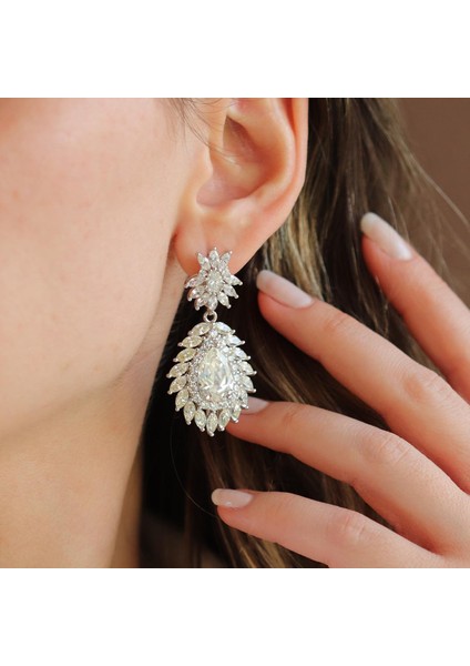 Okyanusun Kalbi Damla Sky Diamond Gümüş Set fırsatları