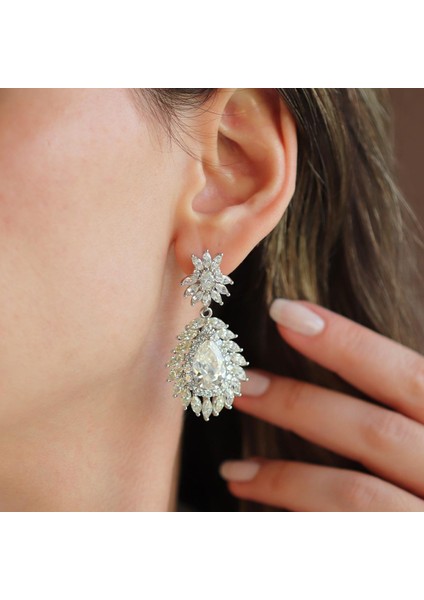 Okyanusun Kalbi Damla Sky Diamond Gümüş Set indirimleri