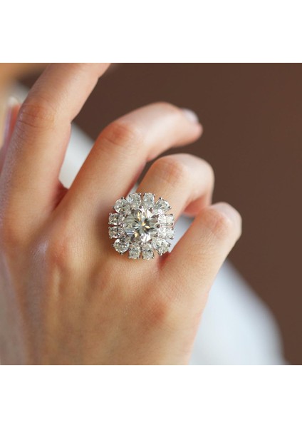 Okyanusun Kalbi Sky Diamond Gümüş Set indirimleri