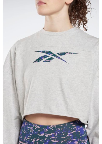 Modern Safari Cover Gri Kadın Sweatshirt indirimleri