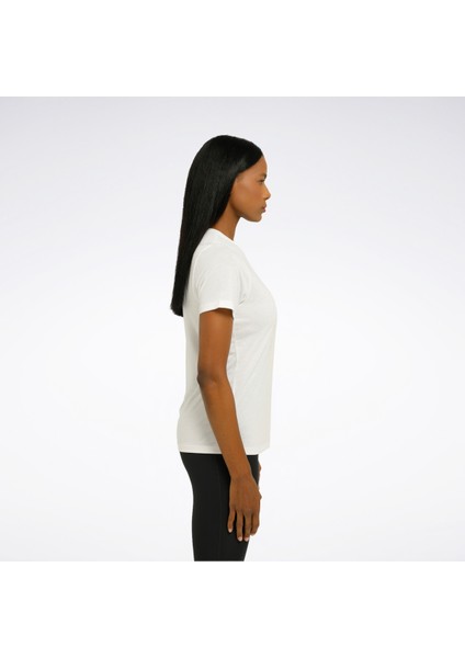 ID Train SUP Graphic Tee Beyaz Kadın Kısa Kol T-Shirt indirimleri