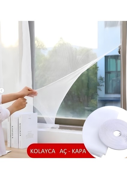 Birdoludükkan Cırt Cırtlı Tek Kanat Pencere Sineklik