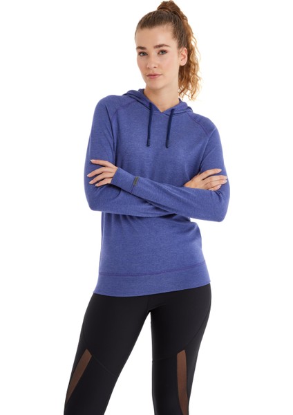 Kadın Kapüşonlu Flash Thermal Mor Sweatshirt C8T3N9O5 fiyatları