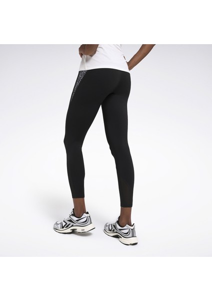 RUNNING AOP TIGHT Siyah Kadın Tayt