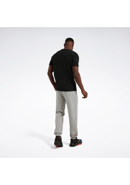 Athlete Tee 2.0 Rbk-Endur Siyah Erkek Kısa Kol T-Shirt