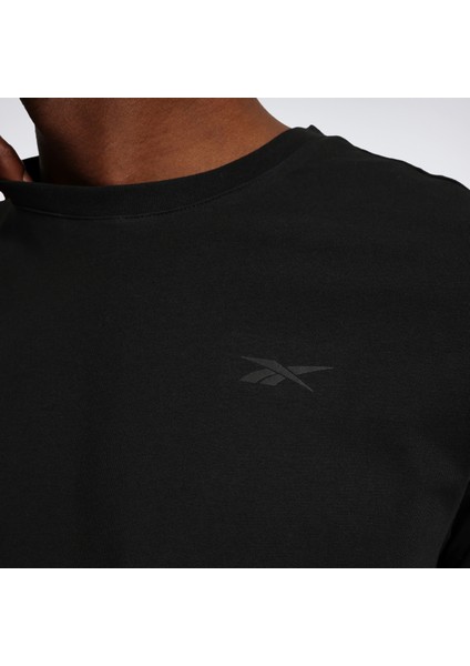 Athlete Tee 2.0 Rbk-Endur Siyah Erkek Kısa Kol T-Shirt